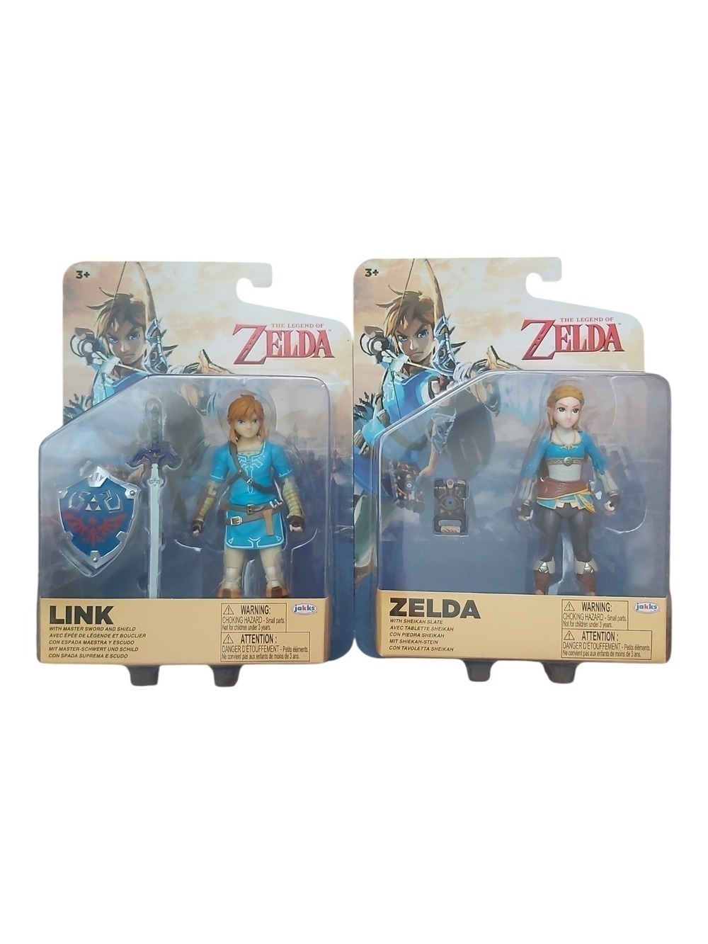The Legend of Zelda Link & Zelda 5" Action Figure Set 2-Pack Jakks Pacific